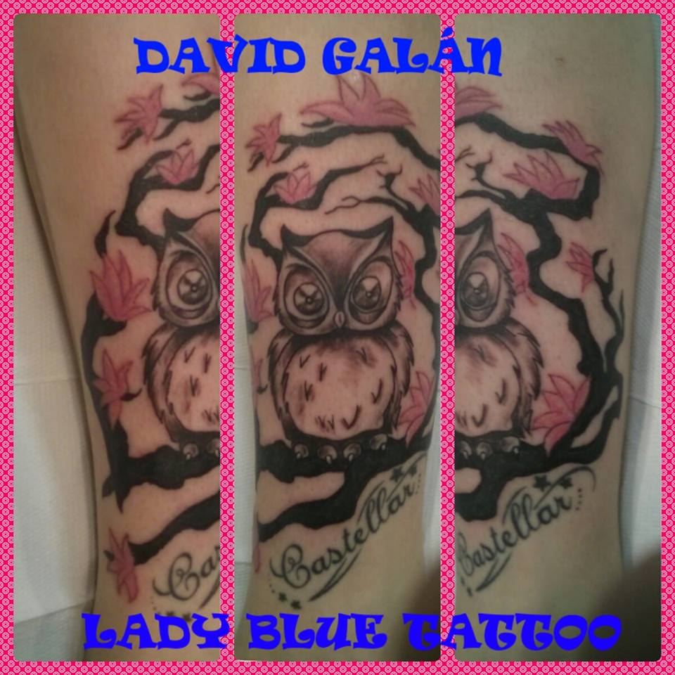 Lady Blue Tattoo ZGZ